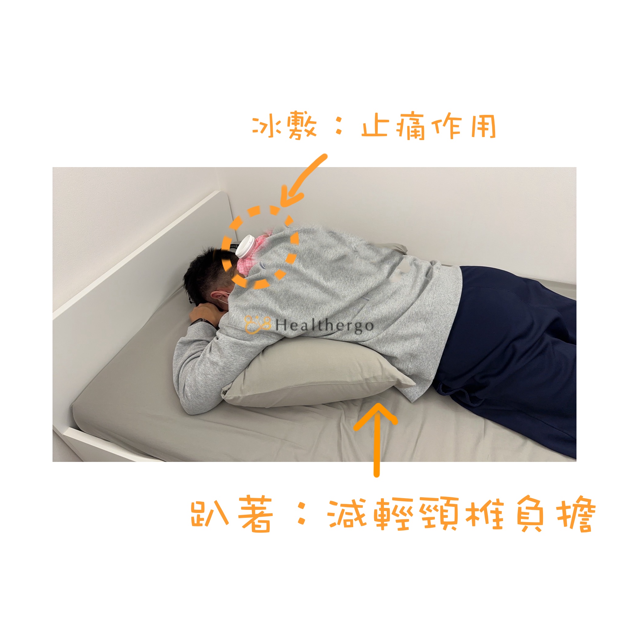 上班急性疼痛使用冰敷